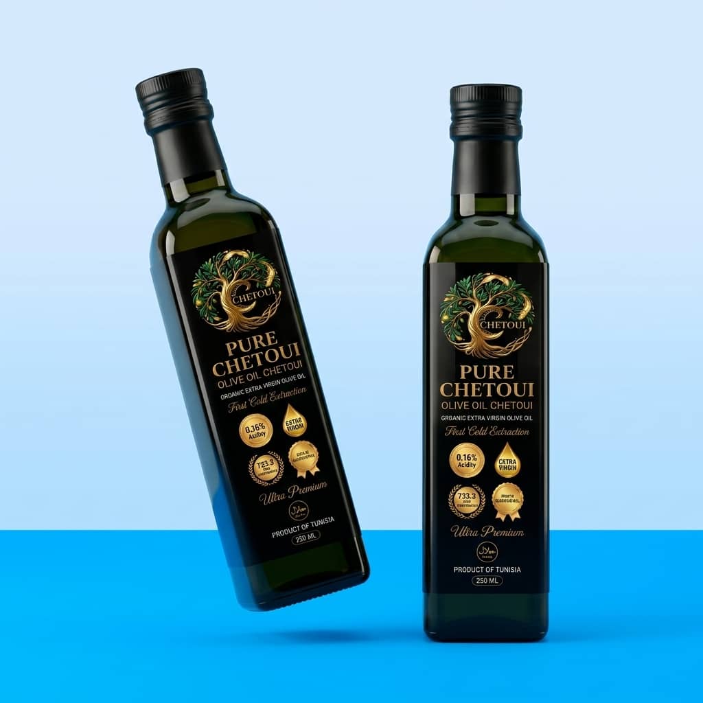 Pure Chetoui minyak zaitun extra virgin olive oil 250ml bottle (3)