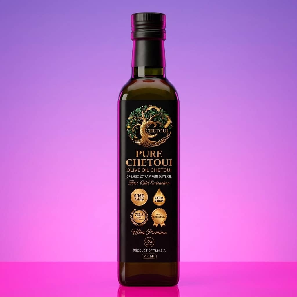 Pure Chetoui minyak zaitun extra virgin olive oil 250ml bottle (4)