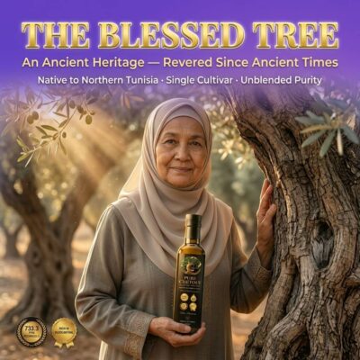 The Blessed Tree — an ancient heritage revered since ancient times, Pure Chetoui olive oil