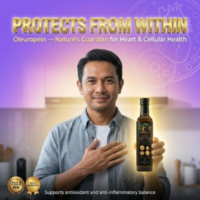Pure Chetoui protects from within — oleocanthal nature's guardian for heart and cellular health
