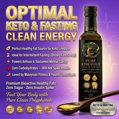 Pure Chetoui optimal keto and fasting clean energy — perfect healthy fat source for ketogenic lifestyle